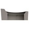 Linea Italia Reception Desk 71 in D X 46 in H, 11.9 ft W X Thermofused Laminate, Ash ZUD297 - alternate 2
